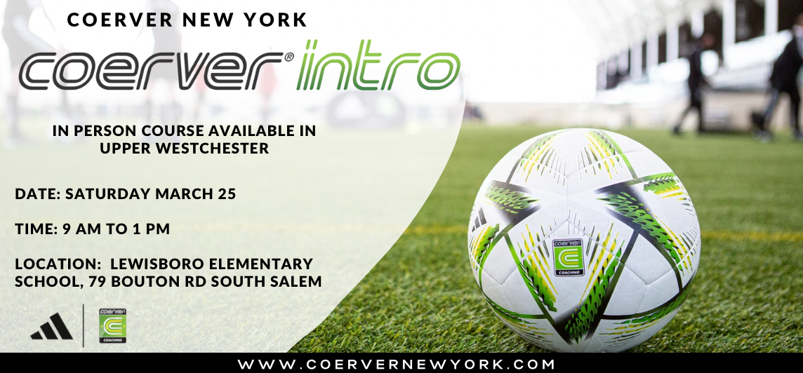 Coerver Intro Course: Upper Westchester 